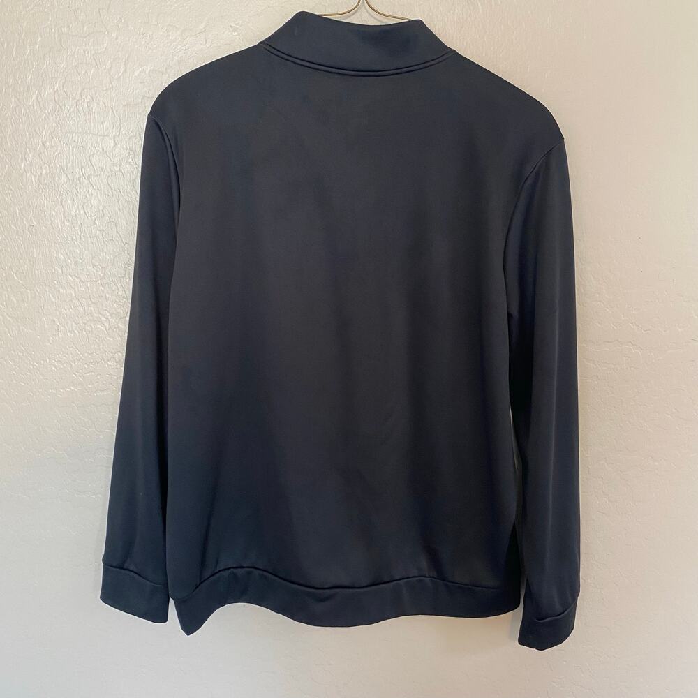 Under Armour Fleece Quarter Zip Long Sleeve Pullover Mens Sz XL Black Golf Run - Picture 4 of 5